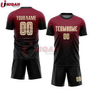 Venta al por mayor Original de algodón poliéster uniforme de fútbol personalizado camisetas de fútbol Impresión digital Anti-UV y secado rápido en todos los tamaños - Product Image 2