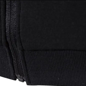 Sudadera con cremallera personalizada de alta calidad para hombre 100% algodón pesado 350-480 GSM 3D bordado invierno liso Sudadera con capucha en blanco - Product Image 6