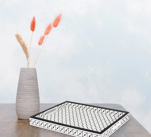 Bandejas para servir con incrustaciones de resina de diseño moderno para restaurante y hotel Fabricante indio Proveedor Gani Craft Impex - Product Image 5