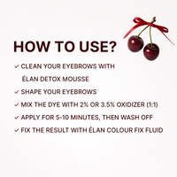 ELAN Professional Line Deep Brow Tint 03 HITAM 20ml
