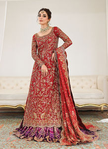 Bridals pakistanais modernes avec décoration en cristal et motif - Product Image 4