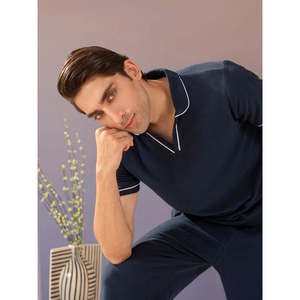 Breathable Embroidered Co-Ord <b>Set</b> Regular Fit <b>Knitted</b> 100% Cotton Casual Tracksuit for Men & Women - Product Image 4