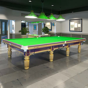 Mesa de billar Sdais de 12 pies, color plata/oro, precio de la mesa de snooker Shender. - Product Image 2