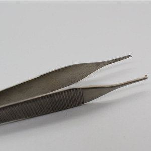 Fórceps de tejido Adson, instrumentos quirúrgicos de acero inoxidable, equipo intraoperatorio de potencia Manual para procedimientos quirúrgicos - Product Image 5