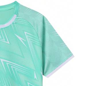 Maillots de football d'entraînement en polyester léger avec design imprimé personnalisable, col rond, pour adultes - Product Image 5