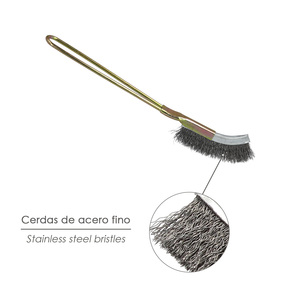 Spazzola Manuale in Acciaio Fine 25 Cm. - Product Image 3