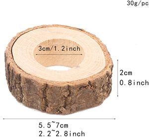 ห่วงใส่ผ้าเช็ดปากทำจากไม้ดีไซน์สวยเป็นธรรมชาติเหมาะอย่างยิ่งสำหรับการตกแต่งโต๊ะของคุณด้วยสไตล์ที่หรูหราและเป็นธรรมชาติ - Product Image 2