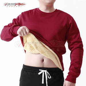 Classic <b>Sherpa</b> Sweatshirt For <b>Men</b> Elastic Bottom Hem Full Sleeve <b>Sherpa</b> Fleece Sweatshirt - Product Image 6