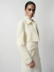 Top Quality Gerda Knit Top Long-Sleeved <b>Crop</b> Tops For Women High-Quality Fabric Women Clothing 2 Piece Set Whiteant Wholesaler - Product Image 5