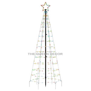 Élégant Tendance Fer Métal Forme Ronde Éclairage Led Rustique Décoration De Noël En Métal De Haute Qualité Premium - Product Image 5