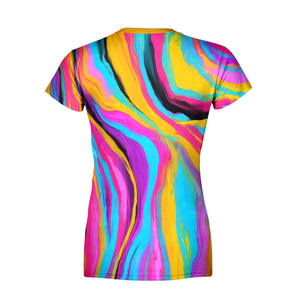 Camisetas de sublimación personalizadas para mujer Camisetas de sublimación de alta calidad Camisetas de sublimación de poliéster 100% de alta calidad para unisex. - Product Image 6