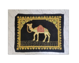 Zari พรมปักลายดอกไม้ติดผนัง, เป็นมิตรกับสิ่งแวดล้อมสามารถลอกออกได้มีกาวในตัวสำหรับตกแต่งบ้านและสวนห้อง - Product Image 1