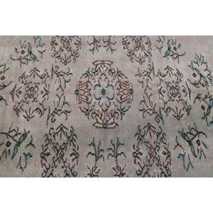 Tapis de 5,3 x 9,6 pieds, tapis turc vintage, tapis oriental brun - Product Image 5