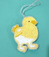 Décorations de Noël Jaunty Brand en forme d'oiseau jaune, style moderne, haute qualité, artisanat pour arbres de Noël, fournitures de fêtes, vente chaude