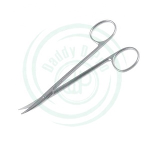 DADDY D PRO CE ISO Certified Baby Metzenbaum 14cm Tijeras quirúrgicas romas curvas Manual para orejas Instrumentos de Cirugía de garganta - Product Image 5