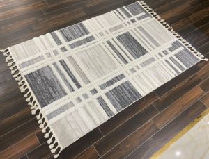 Tapis rembourré en polypropylène tissé jacquard floral turc moderne fabriqué à la machine pour le salon, ensemble de tapis à usage domestique - Product Image 5