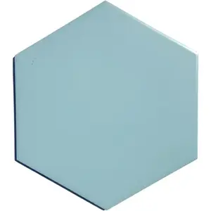 กระเบื้องปูพื้นคอลเลกชั่นรูปหกเหลี่ยมลายครามสำหรับห้องรับประทานอาหารห้องนอนห้องนั่งเล่น10ชิ้นต่อกล่องขนาด8.75x10ชิ้น - Product Image 1