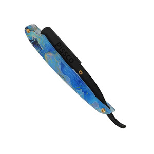 Fournisseur en gros Pissco de rasoirs pliants en acier inoxydable pour hommes, outils de barbier, rasoirs à cheveux en acier inoxydable - Product Image 3