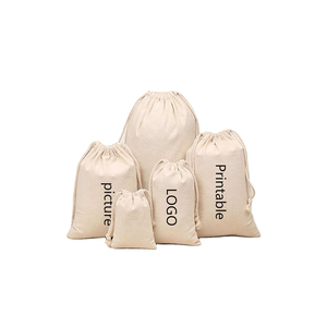 Sacs fourre-tout à cordon de serrage meilleure qualité 100% coton pur, sacs-cadeaux pour fonctions de mariage à vendre au meilleur prix - Product Image 5