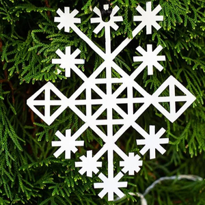 Latest Collection Of Christmas <b>Ornaments</b> and Snowflakes in metal and Crochets and beads <b>hand</b> crafted in attractive hangings - Product Image 1