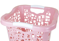 Panier à linge avec poignées de transport Panier en plastique polyvalent de haute qualité Stockage pour enfants Vêtements sales