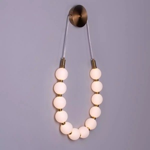 Modern Round Metal Wall <b>Hanging</b> Lamp for Living Room Bedroom Home Use Hot Selling Decorative Lighting Wall Lamp - Product Image 1