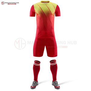 Conjunto de uniformes de fútbol de secado rápido con logotipo personalizado, ropa deportiva de fútbol, uniformes de fútbol de alta calidad al por mayor - Product Image 5