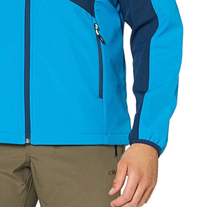 Veste Softshell pour hommes, veste à col montant chaude Softshell d'hiver à la mode sur mesure, tissu en toile à prix raisonnable, vente en gros - Product Image 5