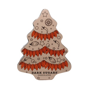 <b>Tree</b> Shaped Tinplate Cans for Holiday Decoration and Gift Packaging Food Grade <b>Chocolate</b> Use - Product Image 1