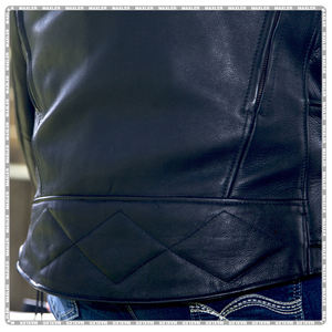 Chaqueta de cuero de motocicleta aprobada por CE para Hombre | Chaqueta de motorista duradera | Elegante chaqueta de cuero para montar - Product Image 6