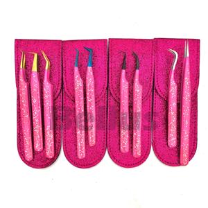 Professional 75 Degree Volume Lash Tweezers Smooth Tip Slim Curved Strong Hold Stainless Steel Eyelash Extension Tweezers - Product Image 6