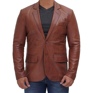 แจ็กเก็ตหนังแฟชั่นผู้ชายแจ็กเก็ตหนัง - Product Image 2