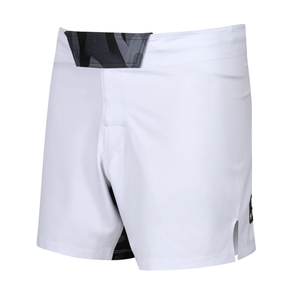 Short MMA blanc personnalisé sans GI de meilleure qualité pour hommes Short de marque sublimé avec votre logo pour les arts martiaux - Product Image 3