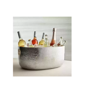 Enfriador de vino de acero inoxidable con aislamiento de doble pared de tendencia superior Construcción de metal con embalaje de cartón de calidad increíble - Product Image 1