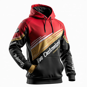 Sudaderas Personalizadas Duraderas para Hombre, Estilo Holgado, Mezcla de Algodón, Sublimadas, Ropa Urbana Informal, Sudadera con Capucha de Moda - Product Image 6