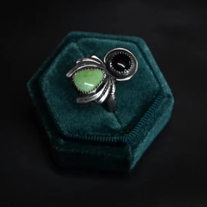 Turquoise Gemstone Boho Artistique Anneau À La Main En Argent Sterling Déclaration Bijoux avec Ovale Coupe Pierre Naturelle Cadeau pour Elle - Product Image 3