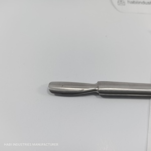 Empujador de cutículas de uñas de acero inoxidable 440C de doble extremo Mango largo Logotipo personalizado Reutilizable Manicura Pedicura Instrumento de belleza Callos - Product Image 5