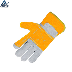 Gants de travail durables en cuir de chèvre pleine fleur certifié CE, de haute qualité, personnalisés, souples, en cuir de mouton, pour chauffeurs - Product Image 6
