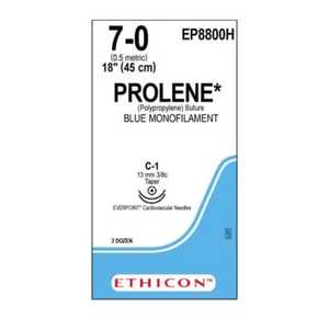 ETHICON-8702H 7-0 Prolene Nahtmaterial Blau Monofilament Industrielles Nicht-Resorbierbares Chirurgisches OEM ODM Anpassbar Hochwertig - Product Image 3