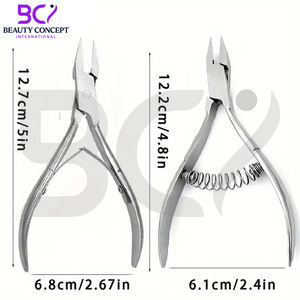 กรรไกรตัดเล็บเท้าแบบตรงแม่นยำสำหรับเล็บที่หนาและคุดที่ตัดเล็บสแตนเลส - Product Image 3
