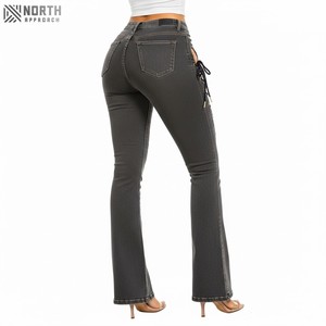 Nuevo diseño, pantalón vaquero para mujer, transpirable, cómodo, superior, tasa razonable, pantalones vaqueros de mujer de alta calidad con Material duradero - Product Image 3