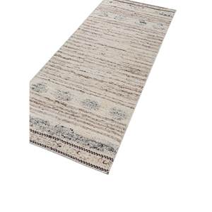 Abrash Ivory Flat Weaves Wool Handmade Braided Rugs 10mm Striped Abstract Rectangular Hallway for Home Living Room-ADWL-13180 - Product Image 2