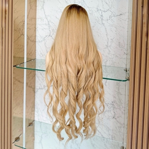 Peluca de pelo largo de Color personalizado de alta calidad, peluca de cabello humano Premium con cierre de encaje HD vietnamita - Product Image 3