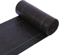 Toile de paillage en PP tissé, tissu paysager, couverture de sol en PP tissé, résistant aux UV, 100 à 140 GSM, tapis anti-mauvaises herbes
