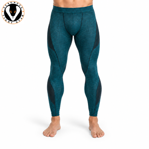 Leggings pour hommes de haute qualité, dotés d'un tissu extensible doux, d'un ajustement sûr et d'une mobilité confortable pour l'entraînement et les exercices quotidiens. - Product Image 1