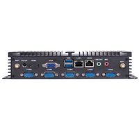 Komputer Desktop Embedded Industri Mootek Core I5 Intel Mini PC Layar VGA RAM 4G Sistem Operasi Linux Antarmuka RS232 Aluminium Stok Tersedia