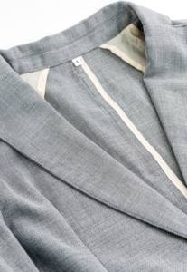 Venta al por mayor OEM ODM Hombres Mujeres Poliéster Blazer Precio competitivo por encargo Vietnam Phong Phu ABL1 Ligero Lino-como - Product Image 5