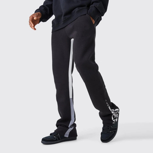 Pantalons évasés élégants pour hommes, fabricant OEM, coupe sur mesure, coton doux ou mélange de polyester, disponible dans toutes les tailles - Product Image 1