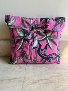 Hermoso Pijama de algodón rosa para mujer, traje de noche con cuello en V y estampado de mono, estilo Sexy suave y transpirable - Product Image 5