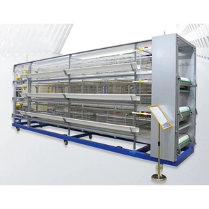 Jaula de alimentación automática de acero galvanizado Tipo H Calidad perfecta para pollos de engorde - Product Image 2